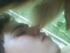 Pet porn with a furry dog cock sucking
